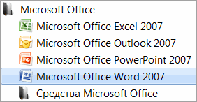 Microsoft Office Word Microsoft Office Word